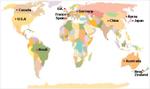 Major Countries of our Export